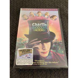 Charlie and the Chocolate Factory DVD 2005 Johnny Depp David Kelly New J31